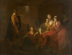 Lafayette i fengselet ved Olmütz, 1850 av Tompkins Harrison Matteson