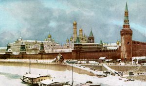 Kreml, Moskva, Russland, ca 1930-tallet