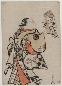 Fujimura Handayu som kurtisan, midten av 1710-tallet. av Torii Kiyomasu