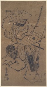 Ichikawa Danj?r? II i en aragoto-rolle (tøft spill) av Torii Kiyomasu