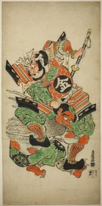 Sakata Kintoki Wrestling med en Tengu
