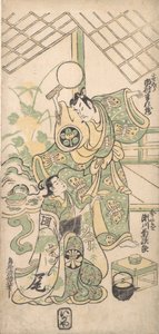 Scene from a Modified Soga Play, ca. 1745., ca. 1745.    1153124   no       norwegian Successfully Translated  Original: Plate 56, White Saxifrage, from A Curious Herbal Translat: Plate 56, White Saxifrage, from 