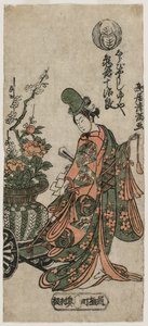 Itsuki Kameya av Torii Kiyomitsu