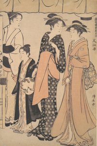 Avkjøling ved Nakazu, 1782. av Torii Kiyonaga