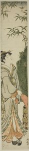 Geisha som spiller Battledore og Shuttlecock av Torii Kiyonaga