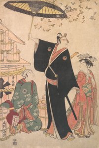 Ichikawa Yaozo III i The Role of Sukeroku fra Play Yukari no Edo-sakura, også kjent som..., av Torii Kiyonaga