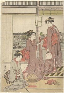 månefest av Torii Kiyonaga