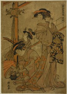 Morning of Iris, from the series "Five Festivals in the Pleasure Quarters (Hanakuruwa gosechi no asobi)"   1278047   no       norwegian Successfully Translated  Original: The Piazza della Signoria in Florence Translat: The Piazza della Signoria in Florence av Torii Kiyonaga
