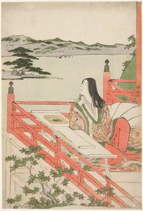 lilla shikibu av Torii Kiyonaga