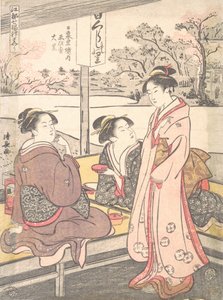 Inne i Nippori-huset Ebisu-Daikoku, ikke sant? 1793. av Torii Kiyonaga