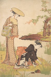 Irishagen, ca. 1784. av Torii Kiyonaga