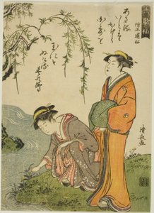 Poeten Sojo Henjo, fra serien "Seks udødelige poeter (Rokkasen)" av Torii Kiyonaga