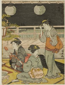 The Seventh Month (Shichigatsu), fra serien "Twelve Months in the South (Minami juni ko)" av Torii Kiyonaga