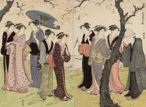 Den tredje måneden av Torii Kiyonaga