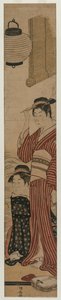 To geisha på en balkong, 1782. av Torii Kiyonaga