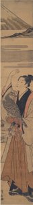 Ung Falconer av Torii Kiyonaga