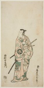 Skuespilleren Ichimura Uzaemon VIII av Torii Kiyonobu II
