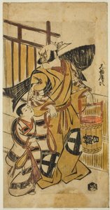 Ohta ni Hiroji Doctor Som Asahina Saburo av Torii Kiyonobu I