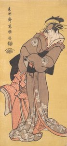 Ac og r Segawa Tomi Saburo God som tee skole r Te-san Toyama idé d Ac og r Ichikawa kastanje As øst. . . 1794-95. av Toshusai Sharaku