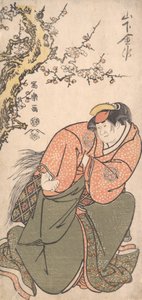 Skuespiller Yamashita Kinshaku II som Sadatos kone Iwate, 1794-95., 1794-9 av Toshusai Sharaku