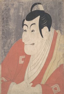 Ichikawa Grape Dyeing Doctor V As Takemura Sadano Staff Te Pai Powder Doctor Dyed Reins, 1794. , av Toshusai Sharaku