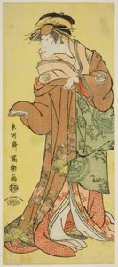 Segawa Kiku no Onna av Toshusai Sharaku