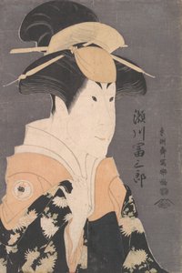 Segawa, Tomi Saburo, Misteltein-medlem, Hana Ayame, Bunroku, Soga, 1794. , 1794. av Toshusai Sharaku