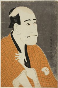 Skuespilleren Arashi Ryuzo II som Ishibe no Kinkichi, pengeutlåneren