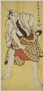Ichikawa Tomimon Som Inokumamon Bay av Toshusai Sharaku