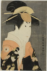 Tea Ac and r Segawa Tomi Saburo Good As Misteltein, kone til Ogi City Kurando av Toshusai Sharaku