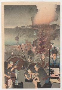 Chiyoda, 1897 (farget treblokktrykk)