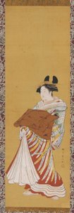 Yudokoro Oto i para av Toyonobu Utagawa