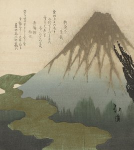 Mount Fuji, 1890-1900 (treblokktrykk)