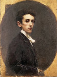 Portrett av den italienske forfatteren Carlo Dossi av Tranquillo Cremona