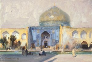 Ettermiddag, Damemoskeen, Isfahan av Trevor Chamberlain
