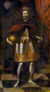Portrett av kong Wladyslaw II. Jagiello, 1677 av Trycjusz