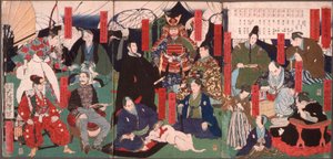 Portretter av generasjonene i Tokugawa-klanen av Tsukioka Yoshitoshi