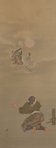 Mottatt Back into the Moon Palace-Taketori (Bamboo Cutter) fra serien Twelve Aspects of the Moon av Tsukioka Yoshitoshi