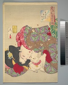 Å erte katten av Tsukioka Yoshitoshi