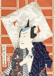 Skuespilleren Ichimura Kakitsu IV for et brannkorps av Tsukioka Yoshitoshi