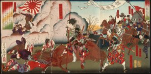 Offiser Muratas død av Tsukioka Yoshitoshi