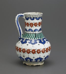 Jug, Iznik, osmansk dynasti, 1500-1600-tallet (keramikk)
