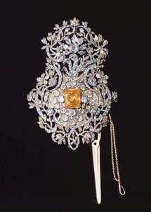 Tyrkisk Reshma (pannebånd), satt med edelstener, 1700-tallet