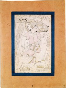 Peri mit einem Granatapfel von Turkish master