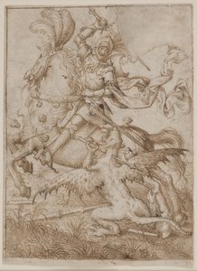 Saint George dreper dragen av Ubekendt