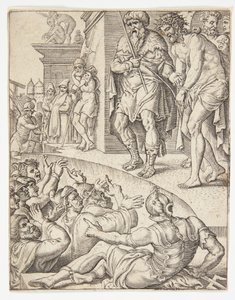 Se mannen av Ubekendt efter Dirck Volckertsz. Coornhert efter Maarten van Heemskerck