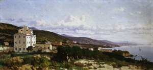 Utsikt over Castiglioncello av Ugo Manaresi