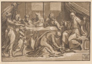 Kristus salvet av Maria Magdalena av Ugo da Carpi