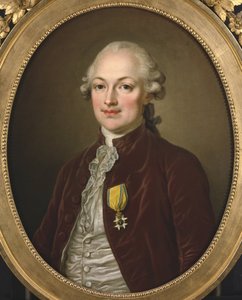 Baron Erik Magnus de Stael Holstein, Sveriges ambassadør i Frankrike - Portrett av Baron Erik Magnus Stael von Holstein (1749-1802), av Pasch, Ulrika Fredrika (1735-1796). Olje på lerret