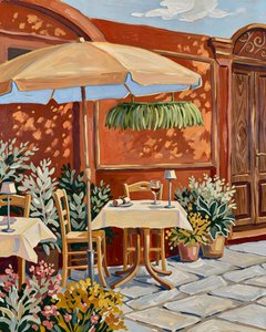 Utekafé-scene